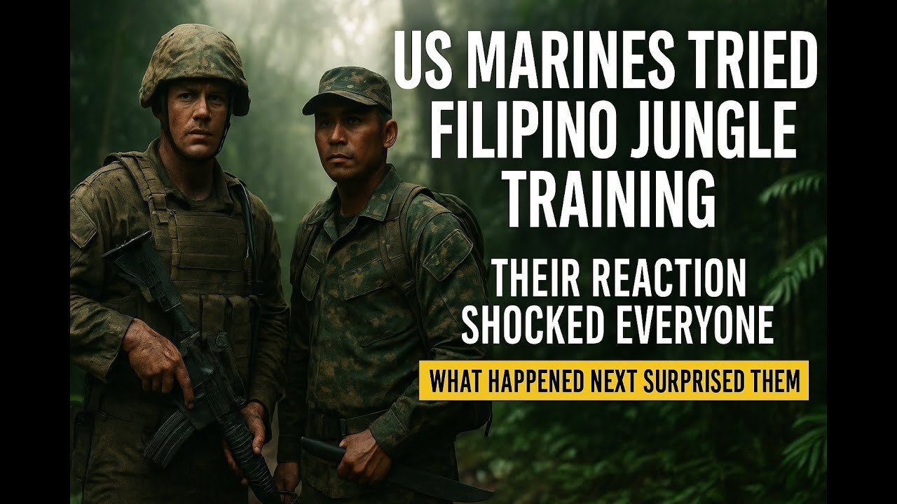 US Marines Tried Filipino Jungle Training,Their Reaction Shocked Everyone