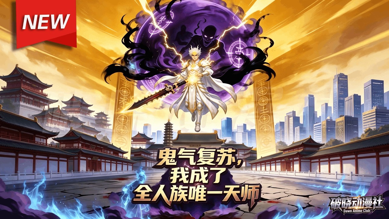 MULTISUB📢新番上线《鬼气复苏，我成了全人族唯一天师》第1~70集丨卑微D级道士觉醒逆天隐藏天师神职，技能全系毁灭级，碾压全场逆袭封神！#漫剧 #破晓动漫社