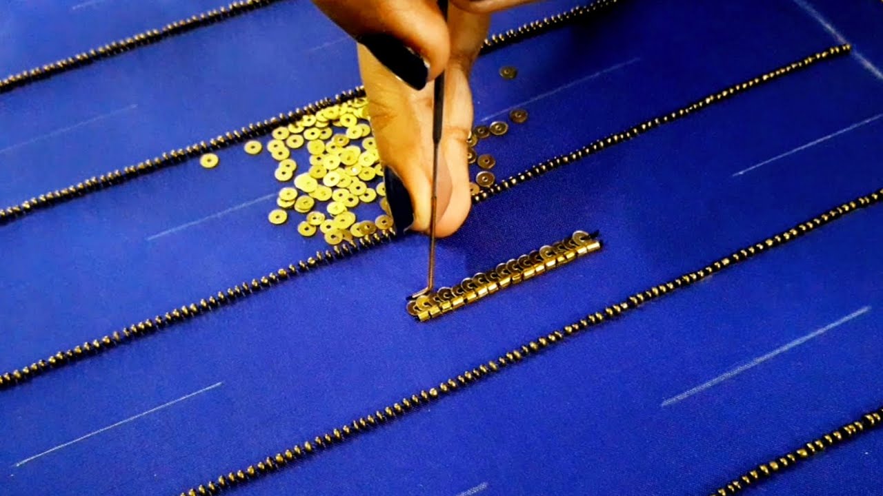 Aari Work Blouse 58 | Simple and Quick Sleeve Designing Tutorial | Simply Aari