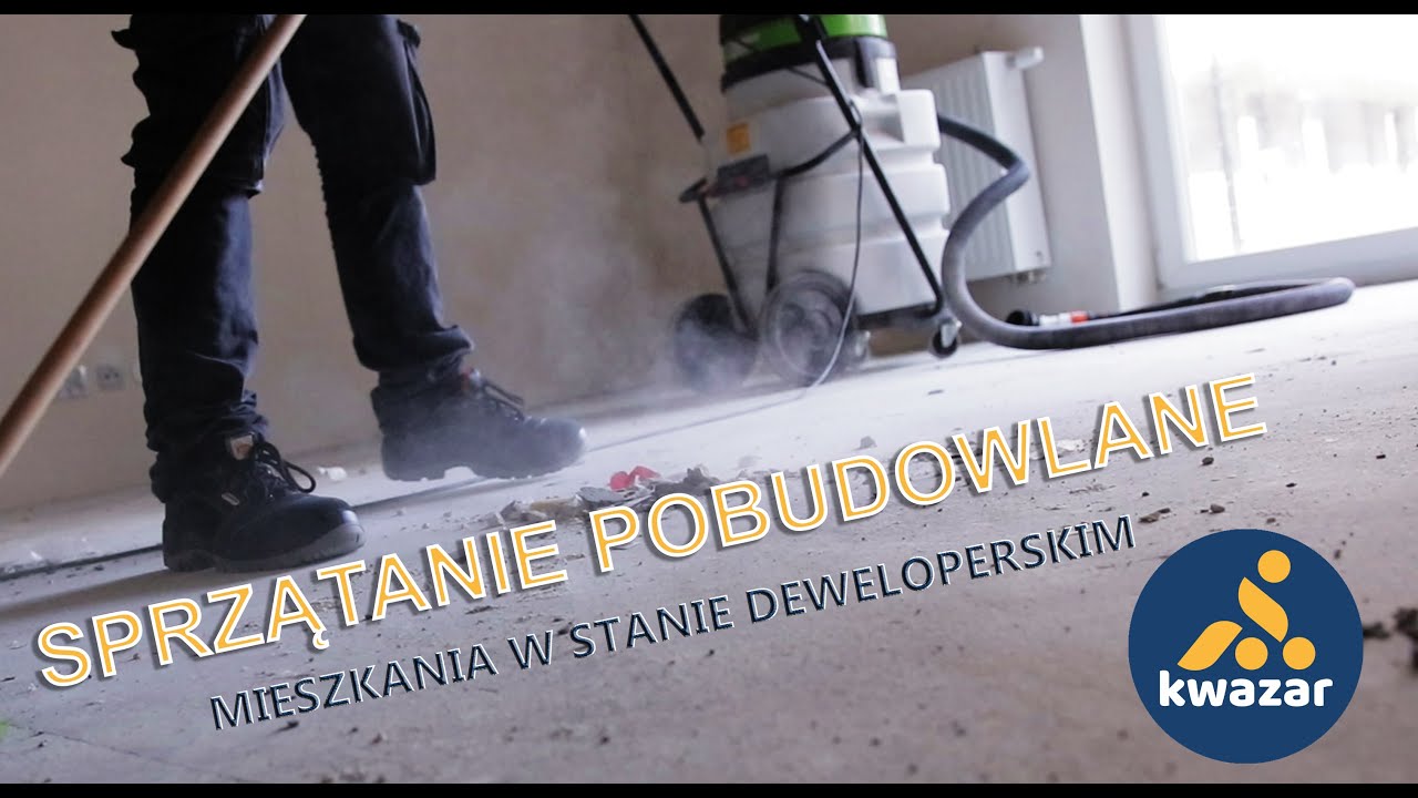 KWAZAR - sprzątanie pobudowlane mieszkania w stanie deweloperskim