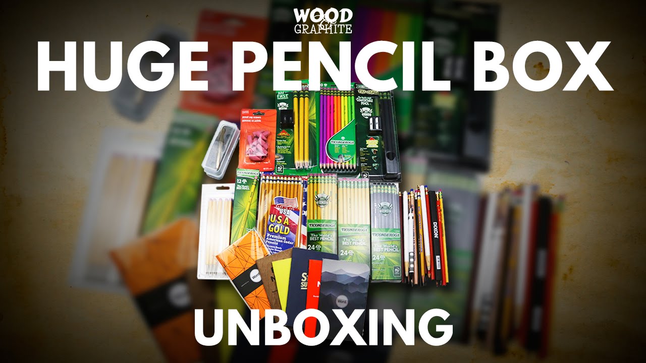 Huge Pencil Box Unboxing - Thanks Shawn! -  ✎W&G✎