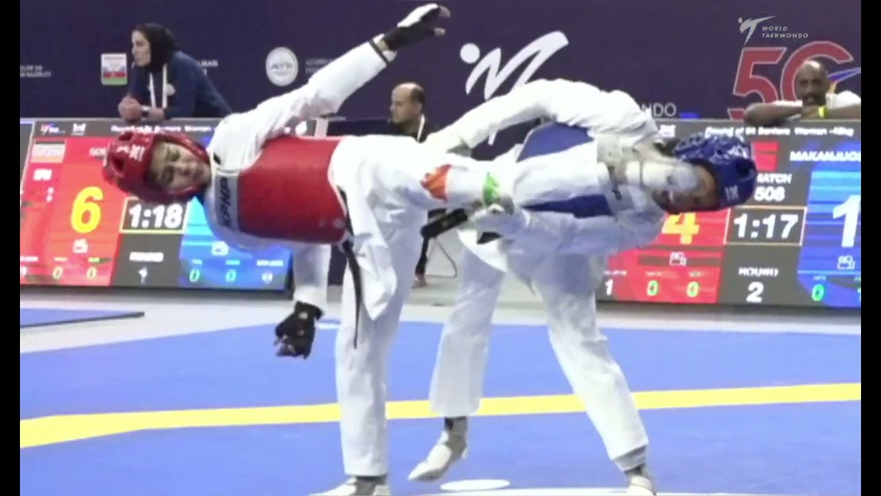 INDIA 🇮🇳 VS NIGERIA 🇳🇬 Female u49kg World Taekwondo Championship Baku 2023 #india #taekwondo #tkd