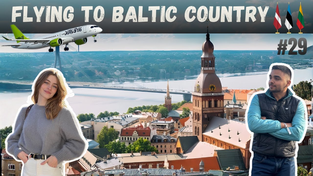 Flying from Czech Republic to Latvia 🇱🇻 