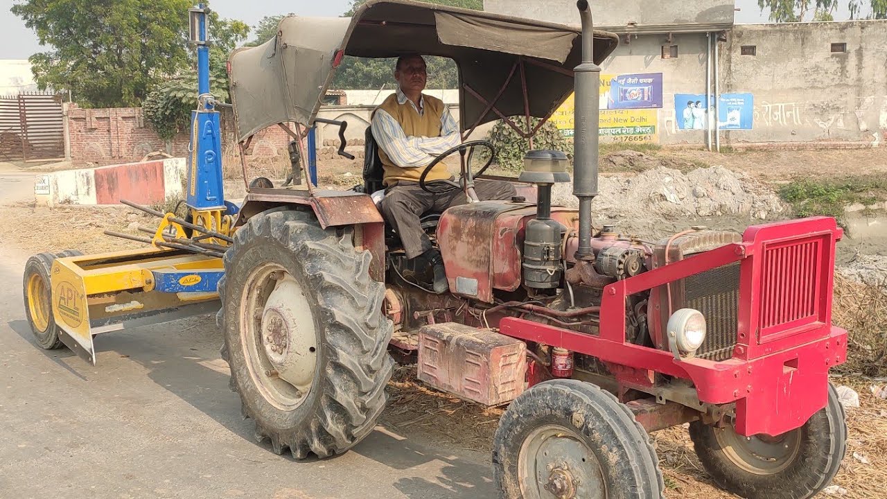 समझदारी से काम लिया बचा दिए 4 लाख, Mahindra 275 42HP with computer laser leveler, Old Model 1989
