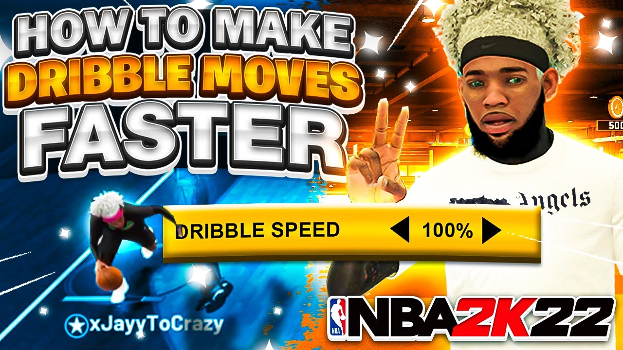 HOW TO MAKE ALL YOUR DRIBBLE MOVES FASTER IN NBA2K22! FASTEST DRIBBLE MOVES