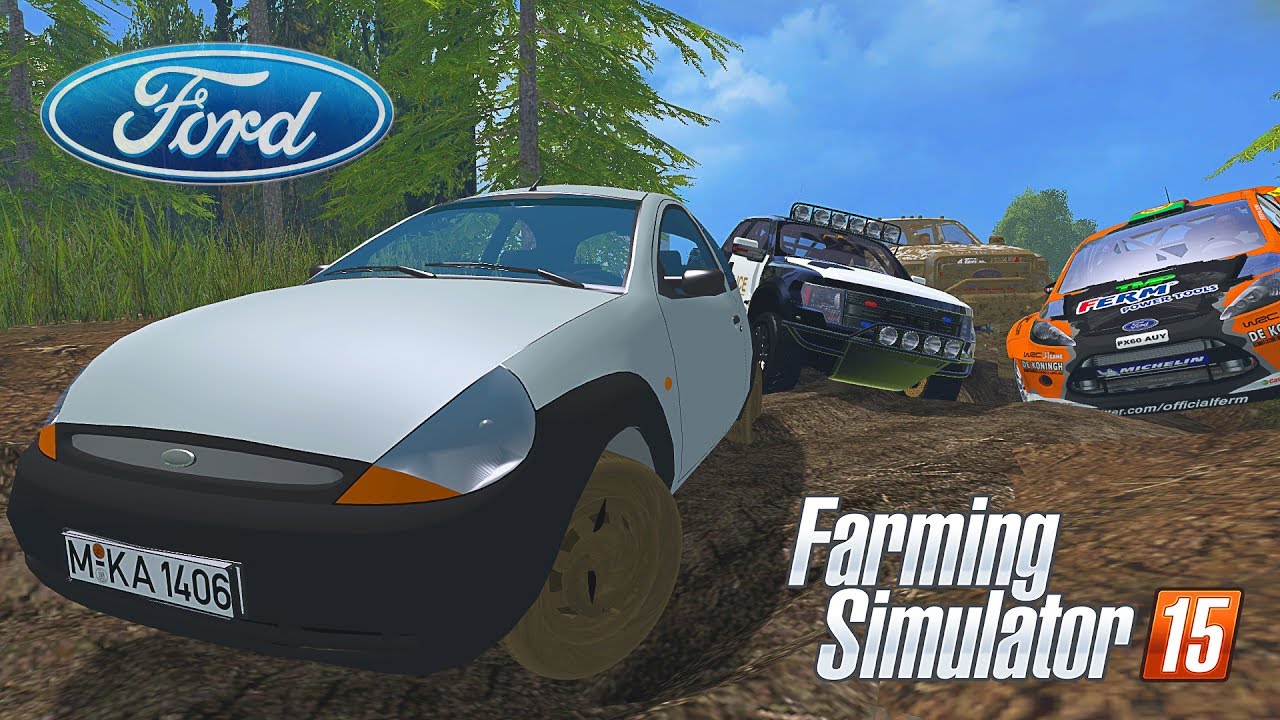 Carros da Ford no Atoleiro - Farming Simulator 2015