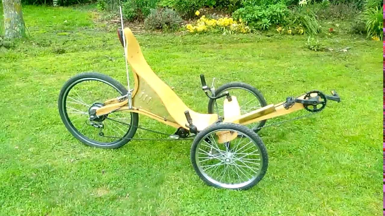 E bike Trike all wood