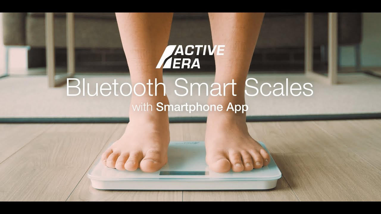 Active Era Bluetooth Smart Scales with Smartphone App and 15 Measurements