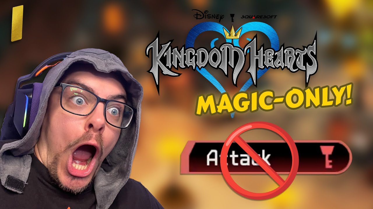 The hardest challenge I've ever set myself! | Magic-Only Kingdom Hearts 1 Challenge