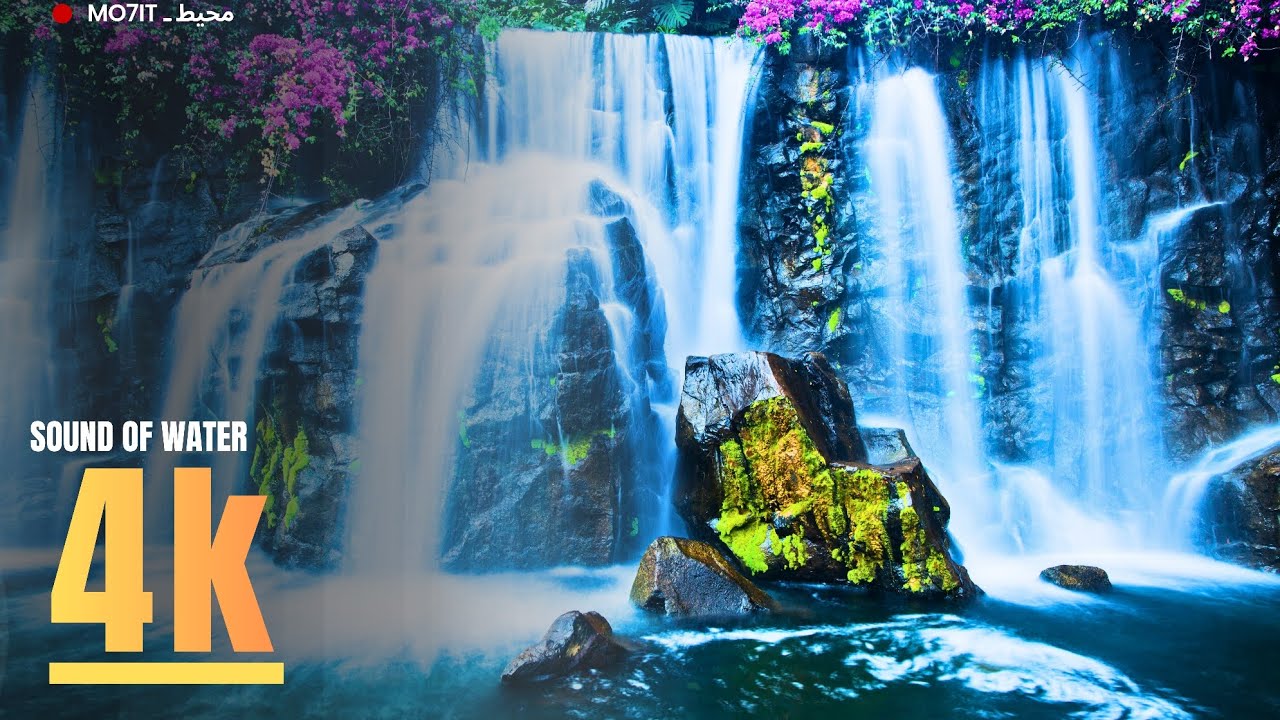 شلالات طبيعية مذهلة – صوت الماء والطبيعة للاسترخاء والهدوء | Beautiful Natural Waterfalls