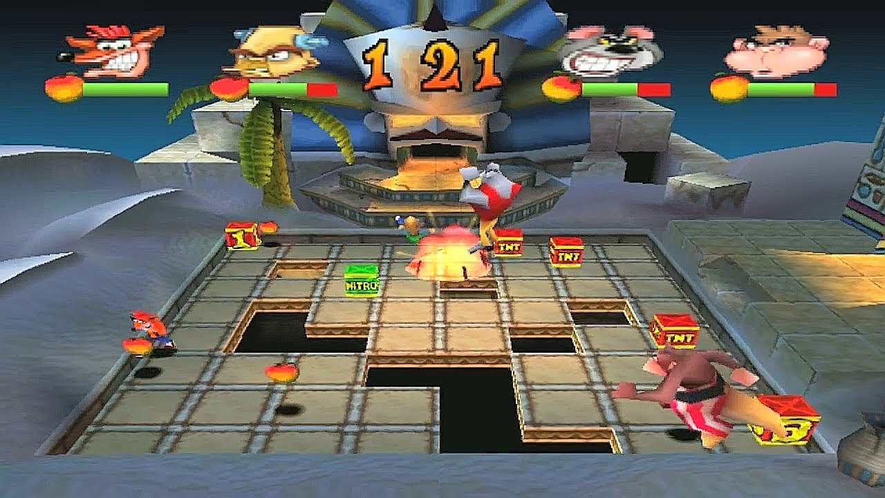 Crash Bash - Funny moments "1"