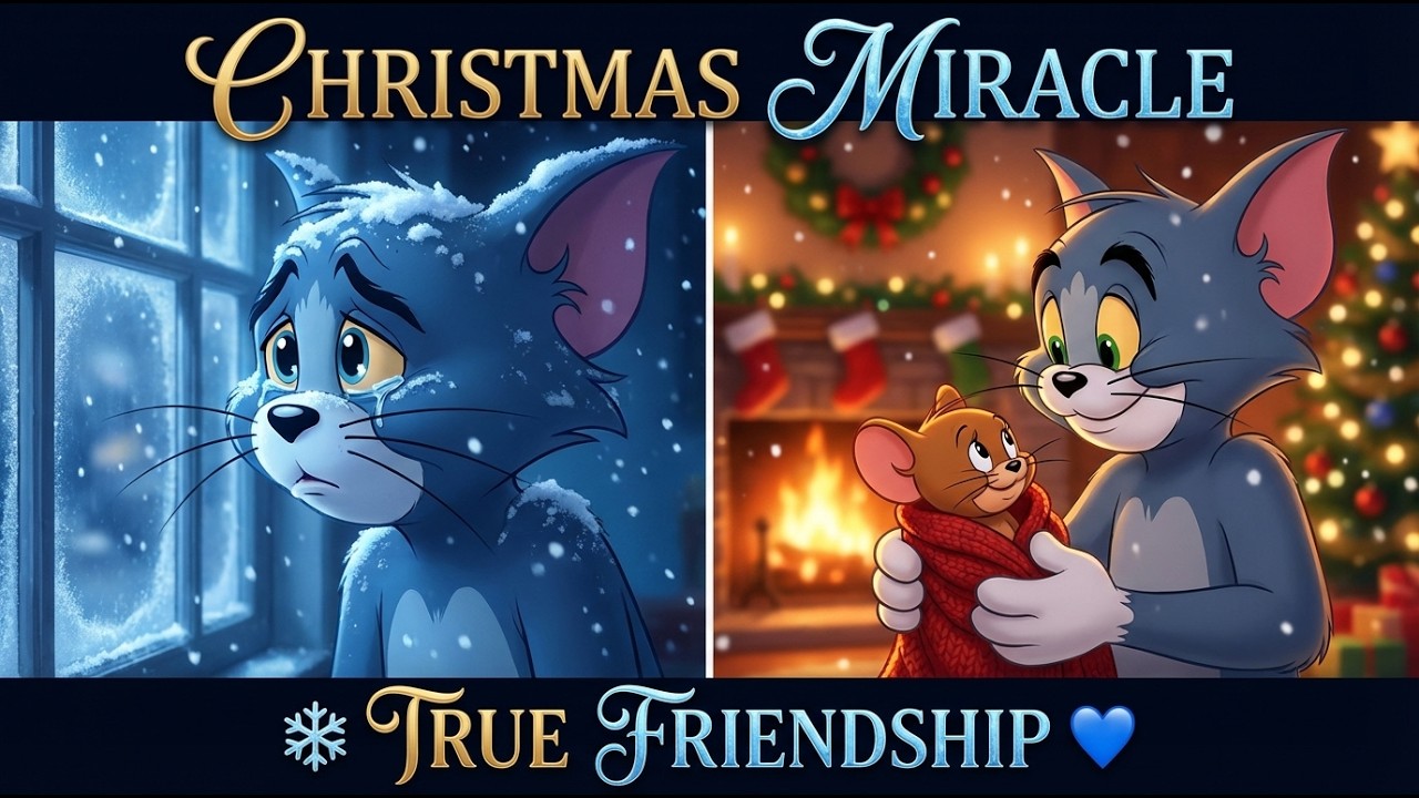 Tom and Jerry's Christmas Miracle ❄️🎄 Heartwarming Winter Story