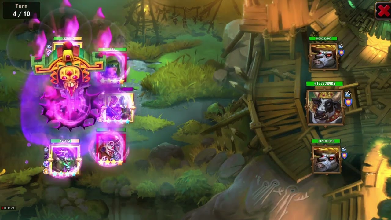 Dungeon Crusher: Cow King (Gold Runes)