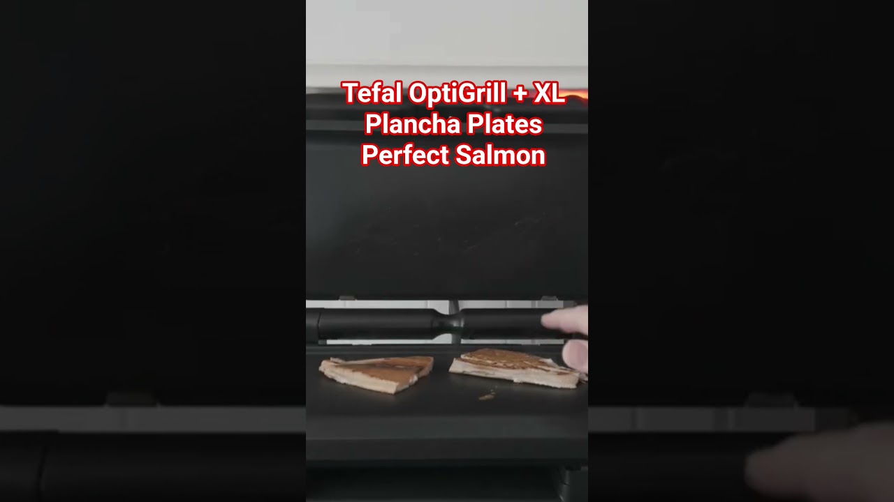 Tefal OptiGrill + XL Plancha Plates Salmon 