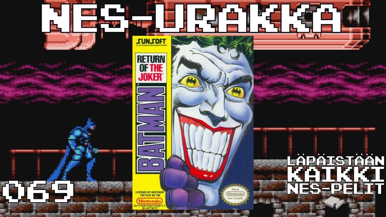 NES-Urakka 069 | Batman: Return of the Joker | L&auml;p&auml;ist&auml;&auml;n KAIKKI NES-Pelit