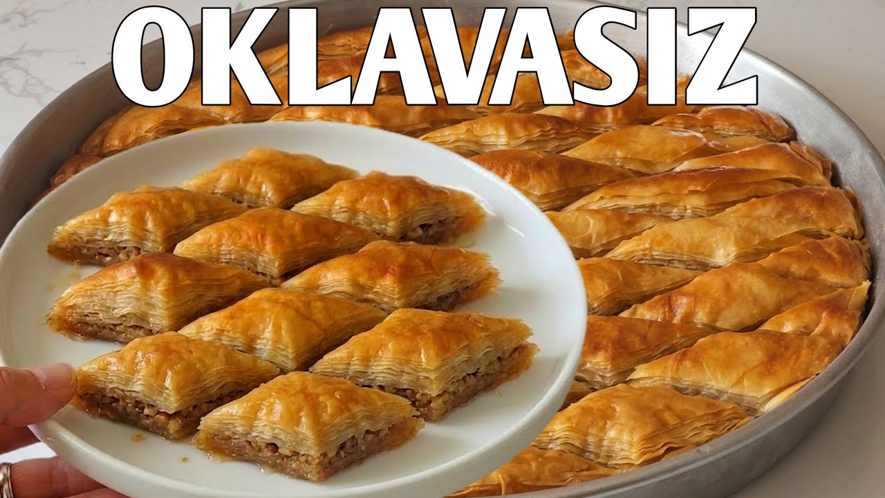 OKLAVASIZ El Açması Çevizli Baklava Tarifi Yufka Açmayı Bilmeyenler İçin En Kolay Yöntem