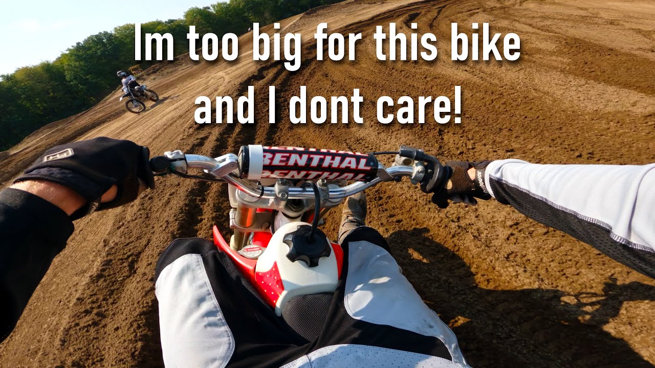 ADULT ON A 2001 CR80 VS MICHIGAN SAND TRACK [Supercoop MX]