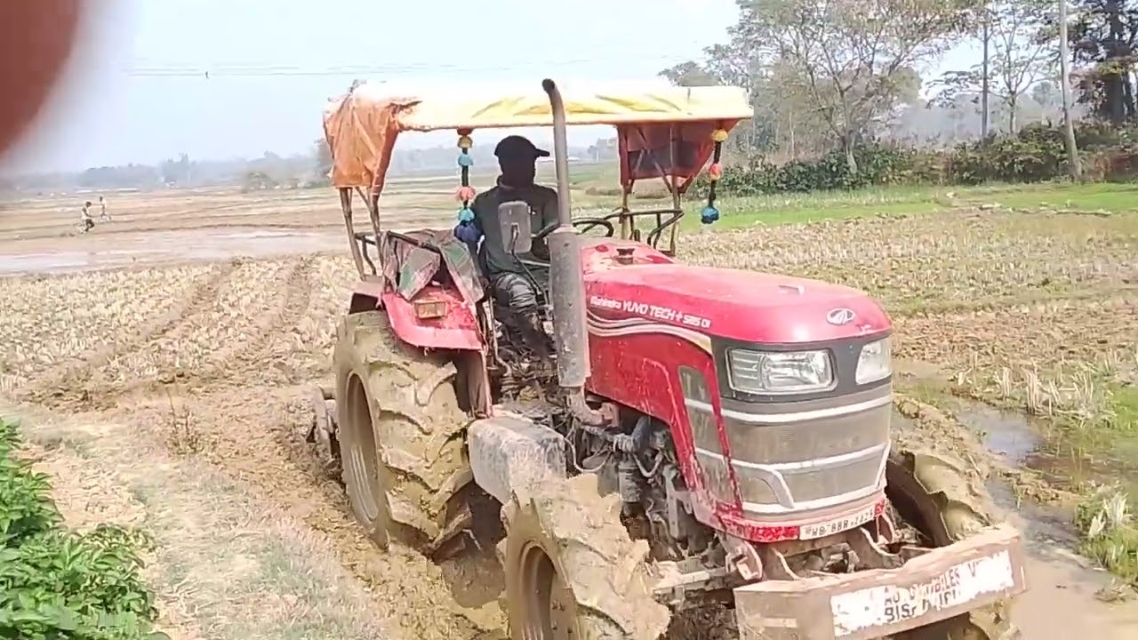 মহেন্দ্র 585 Di কত সুন্দর চাষ দিচ্ছে 
