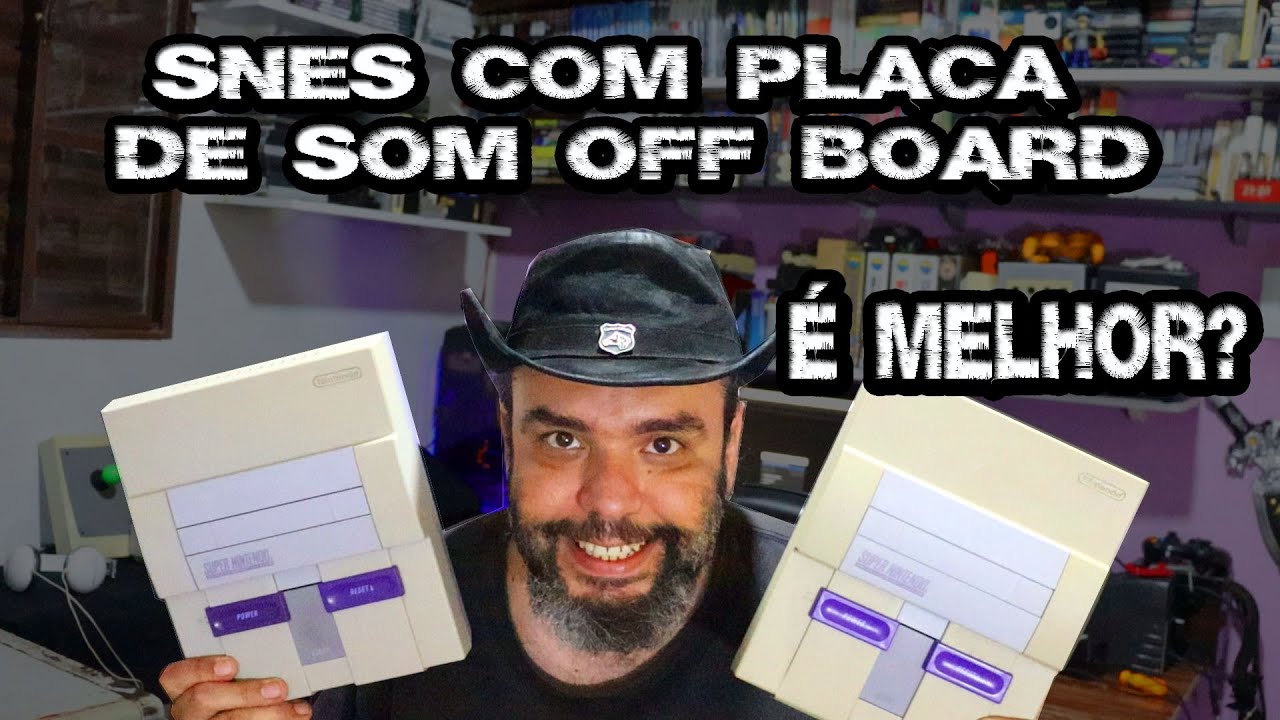 O som da placa OFF BOARD do Super Nintendo é melhor mesmo? Comparação do som OFF e ON BOARD DO SNES