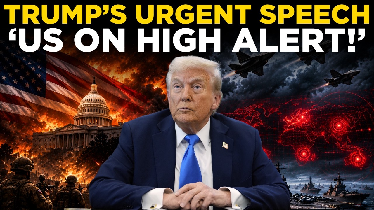 BREAKING NEWS LIVE: Trump Issues Urgent Warning, Nation on Edge | Trump's Emergency Announcement