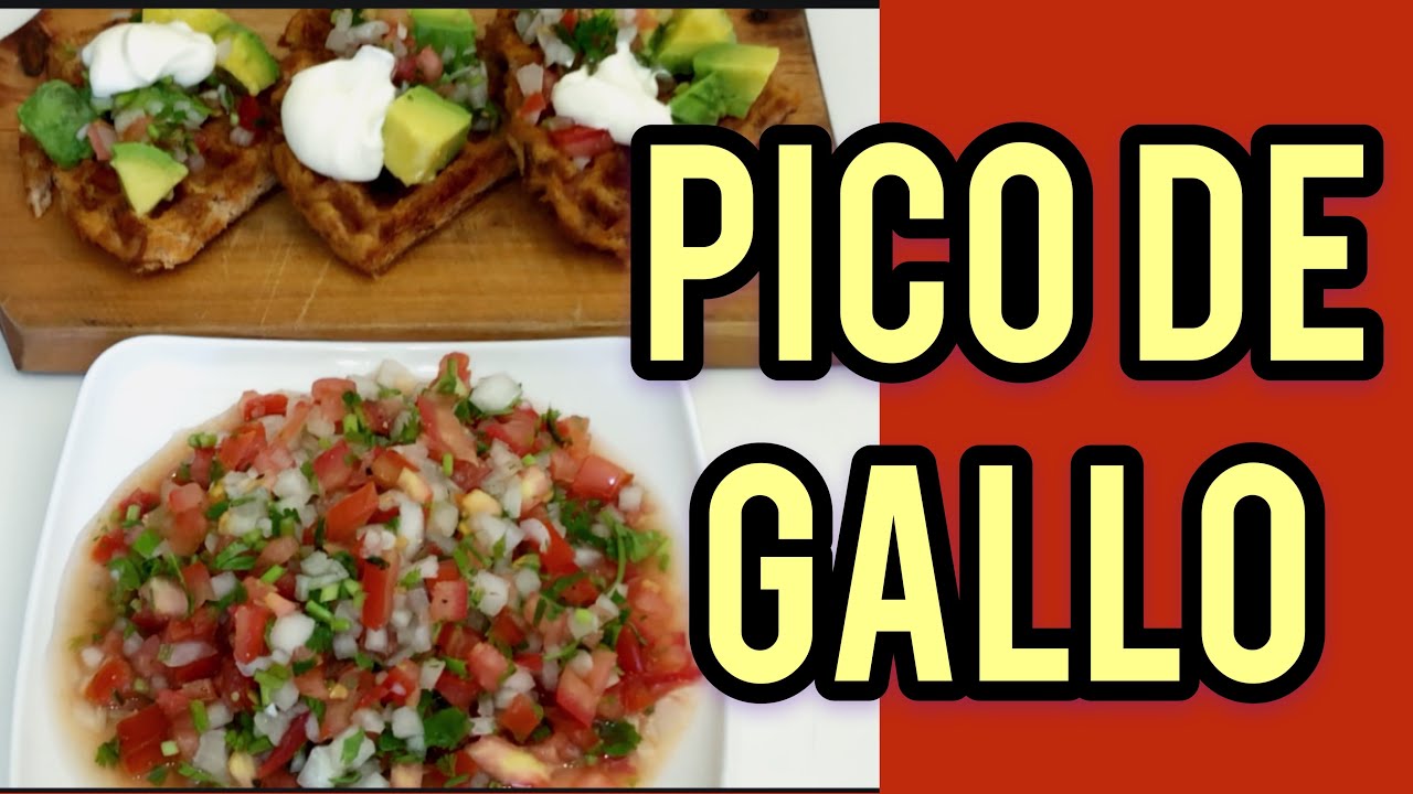 Cómo preparar pico de gallo