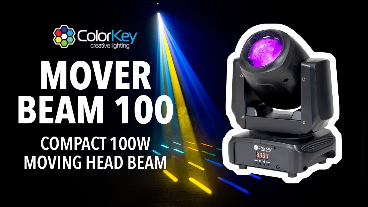Подвижный прожектор Mover Beam 100 | Компактный светодиодный прожектор мощностью 100 Вт