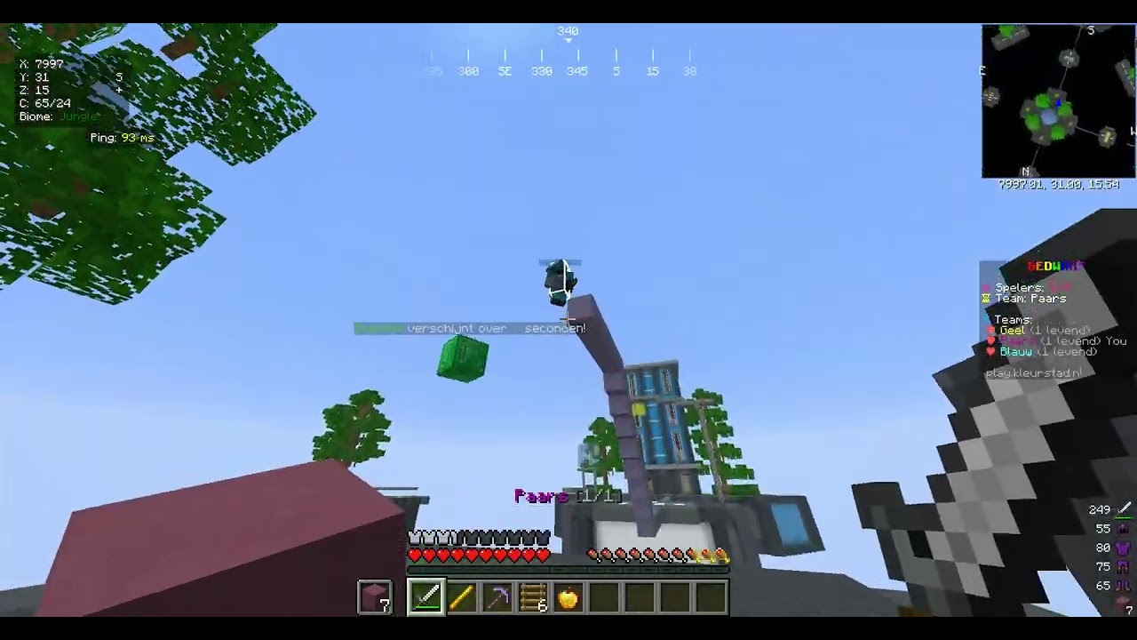 Bedwars op kleurstad