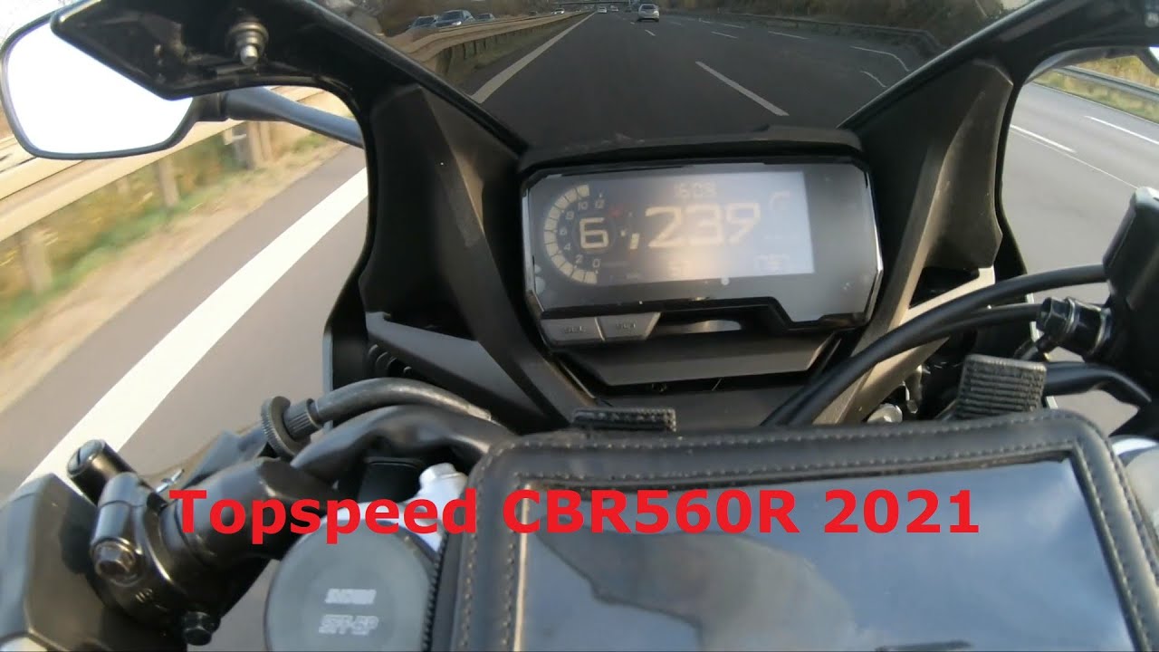 Topspeed Test Honda CBR650R 2021 / Motovlog / Razor T