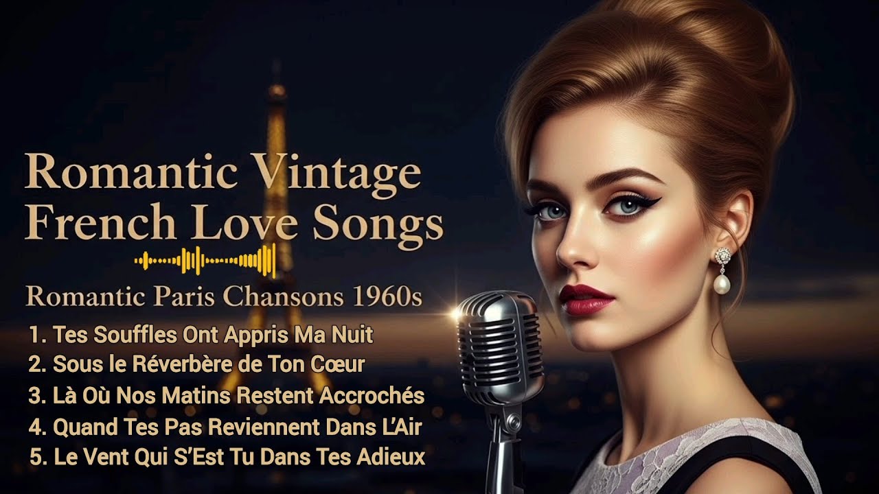 Gentle French Love Songs for the Heart 💋 Vintage 1960s Paris Romance Collection