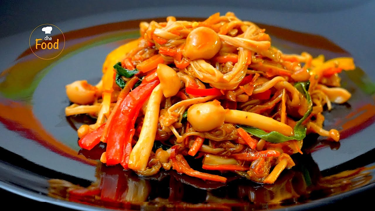 Mushroom Stir Fry | Easy 10 mins mushroom recipe | Shimeji Enoki Mushrooms recipe