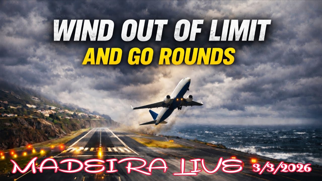 BEYOND THE LIMITS! Extreme Crosswind Challenge in Madeira / LPMA LIVE