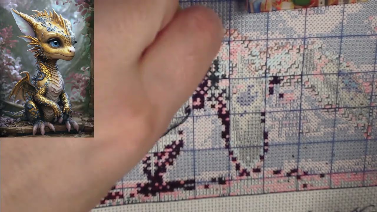Dragon SAL 2 #dragonsalamanda #crossstich #wipandchatcrossstitch
