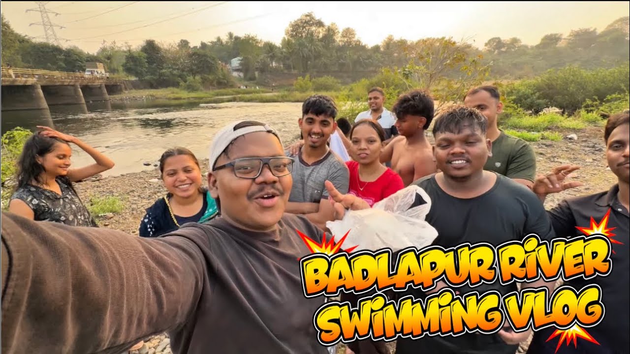Eranjad Badlapur river Swimming Vlog😜 //Comedy // Drama//Fun // Masti 