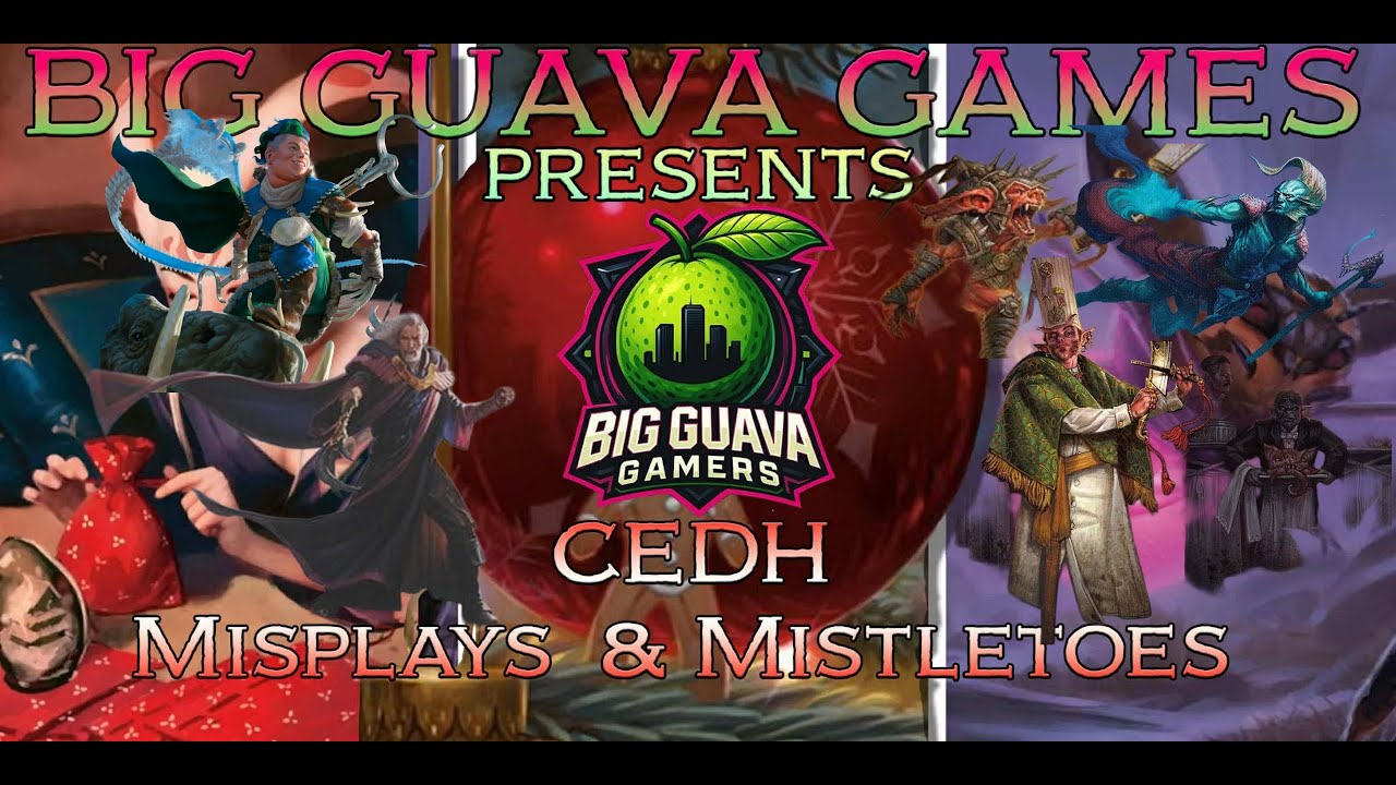 Big Guava Gamers CEDH Misplays and Mistletoes Top 4 Final Match Kinnan vs Rog/Thras vs Rocco vs Urza