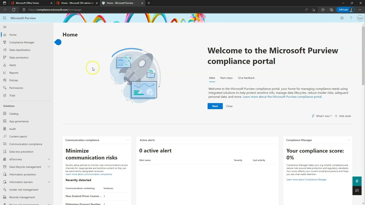 Lab 2 - Use DLP to stop sensitive data from leaving the organization Part 1