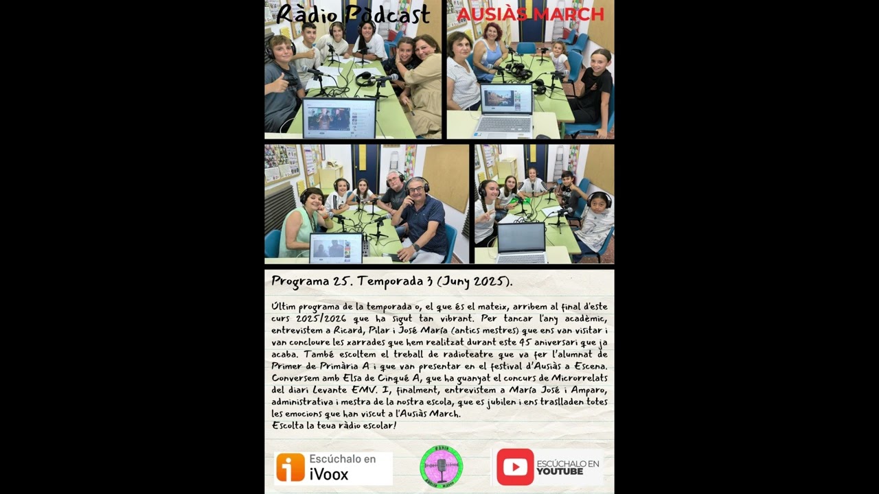 Programa 25 Juny 2025