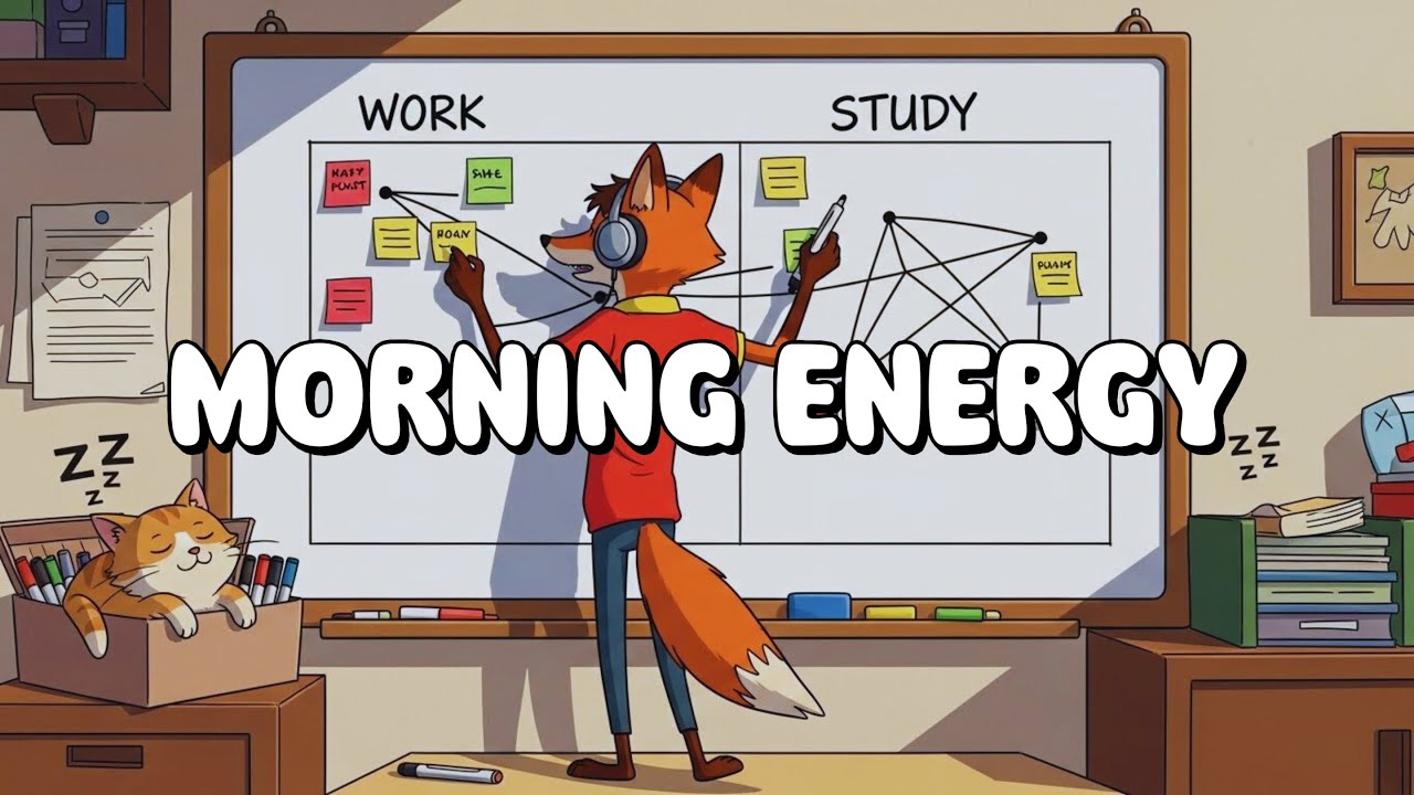 Morning Energy Boost 🚀 (Upbeat Lofi to Wake Up Fast)