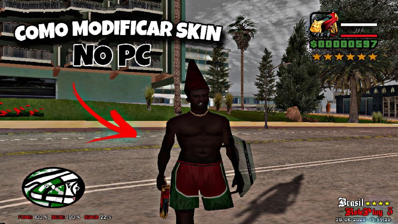 Como modificar skin no samp pelo pc! tutorial