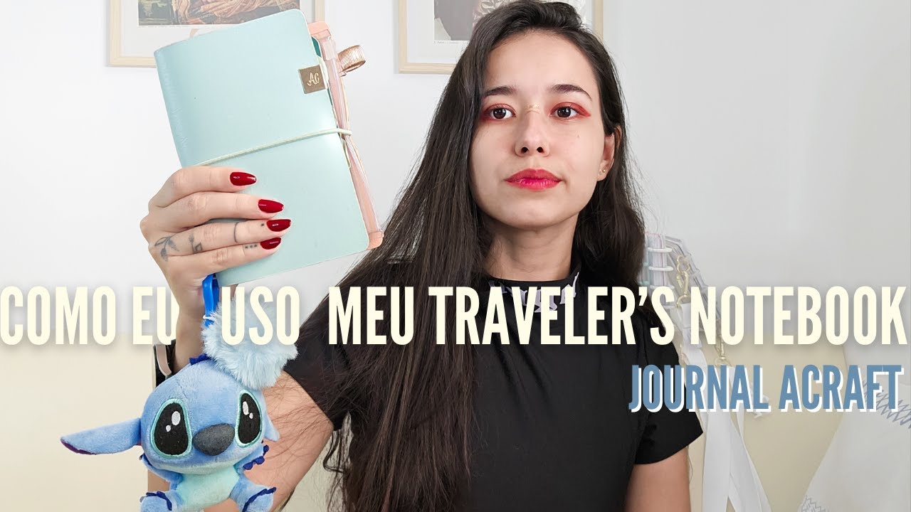 Como eu uso meu Traveler's Notebook/ Mini Planner Journal Acraft - ideias de organização e inserts!