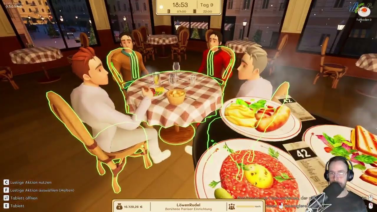Parisian Brasserie Simulator 🦁 Stream 3 🥖 [2/7] Die Überraschung wird entdeckt [Tag 9]