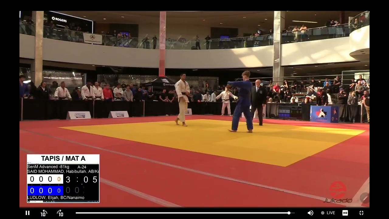 Edmonton International Judo Tournament 2026 SenM Advanced -81(Fight 3)