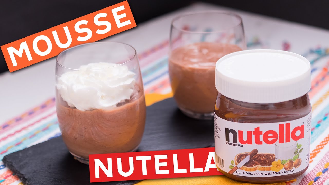 Como Preparar Mousse de Nutella