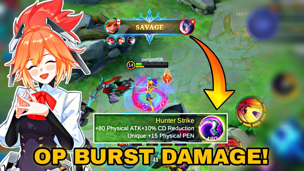 BEST ITEM BUILD 🔥 FANNY AUTO SAVAGE + 2 MANIAC! DAMAGE HACK? | MOBILE LEGEND.