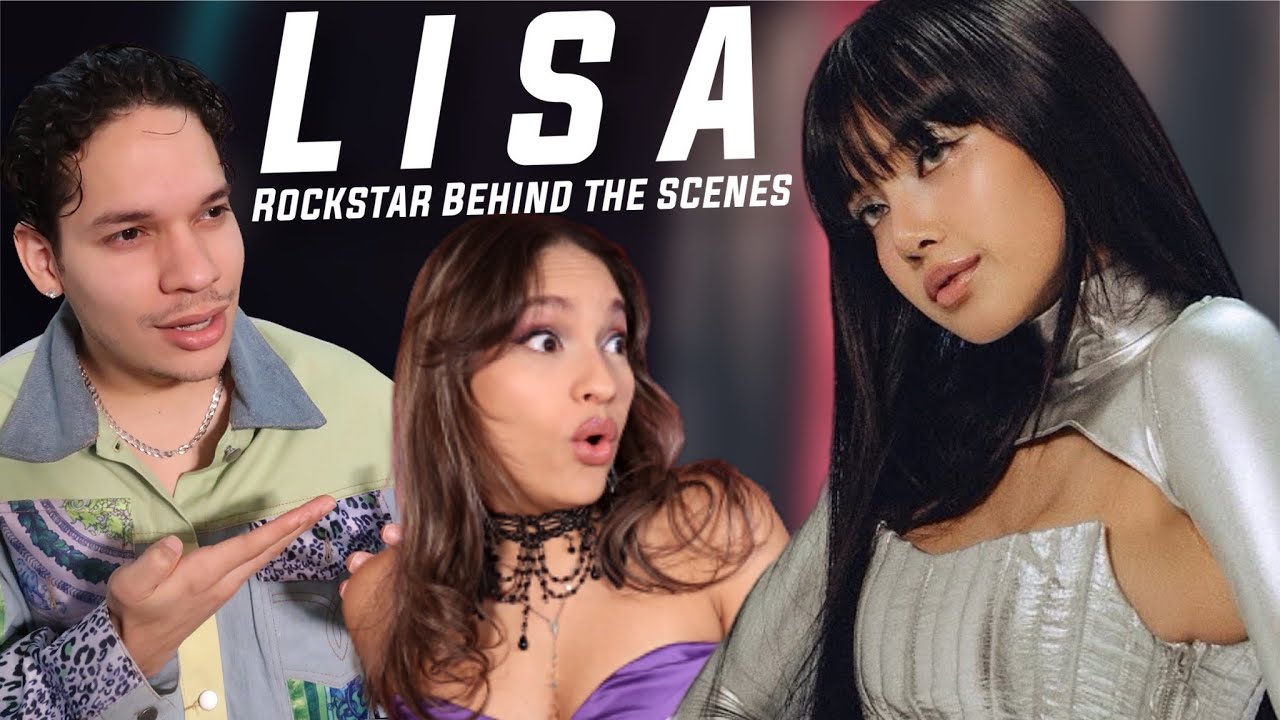 Waleska & Efra react to LISA - ROCKSTAR (M/V BEHIND THE SCENES)