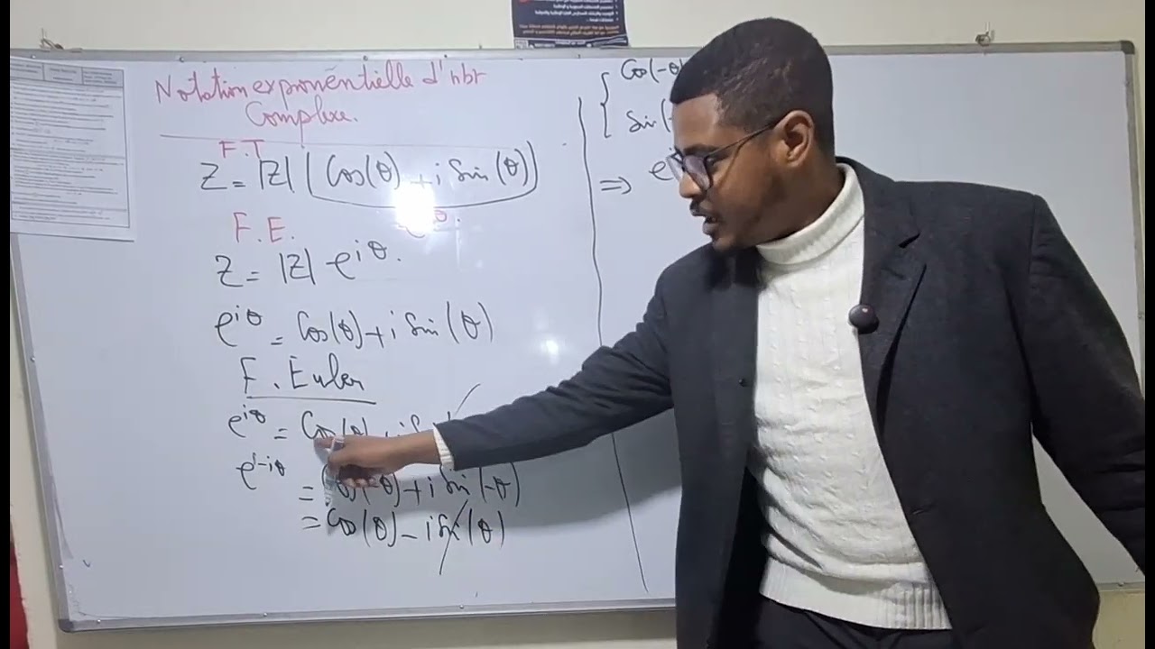Résume des nombres  complexes forme expononéntielle et forme de l’euler