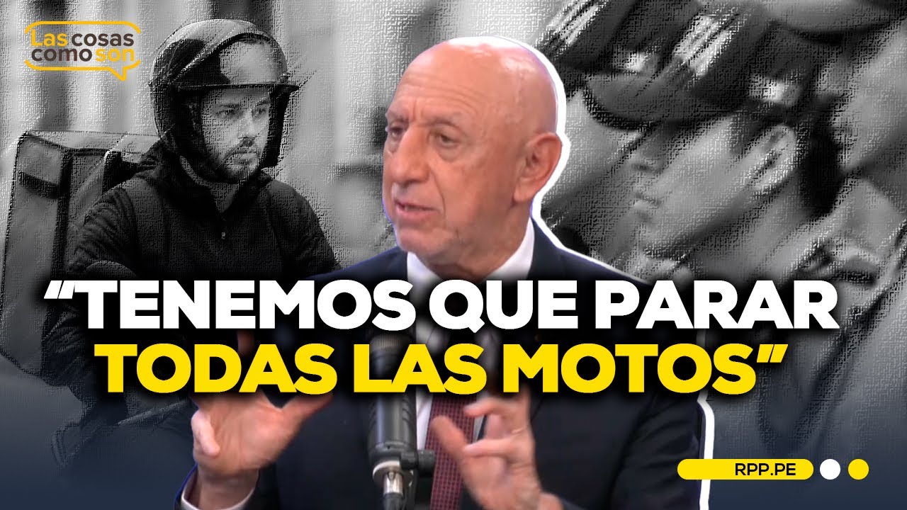 Congresista Cueto ASEGURA que parar MOTOS disminuirá la delincuencia #LASCOSASRPP