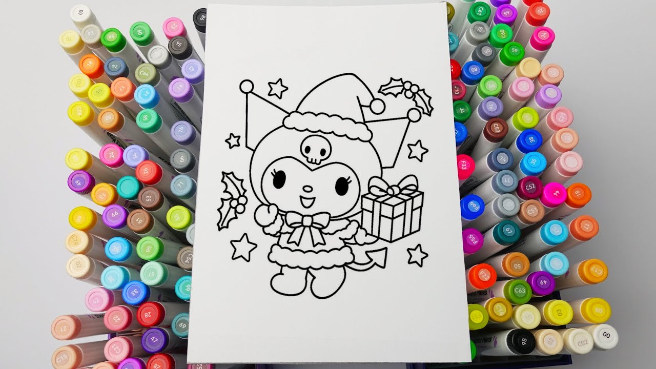 Coloring Cute Kuromi | Relaxing Holidays Art