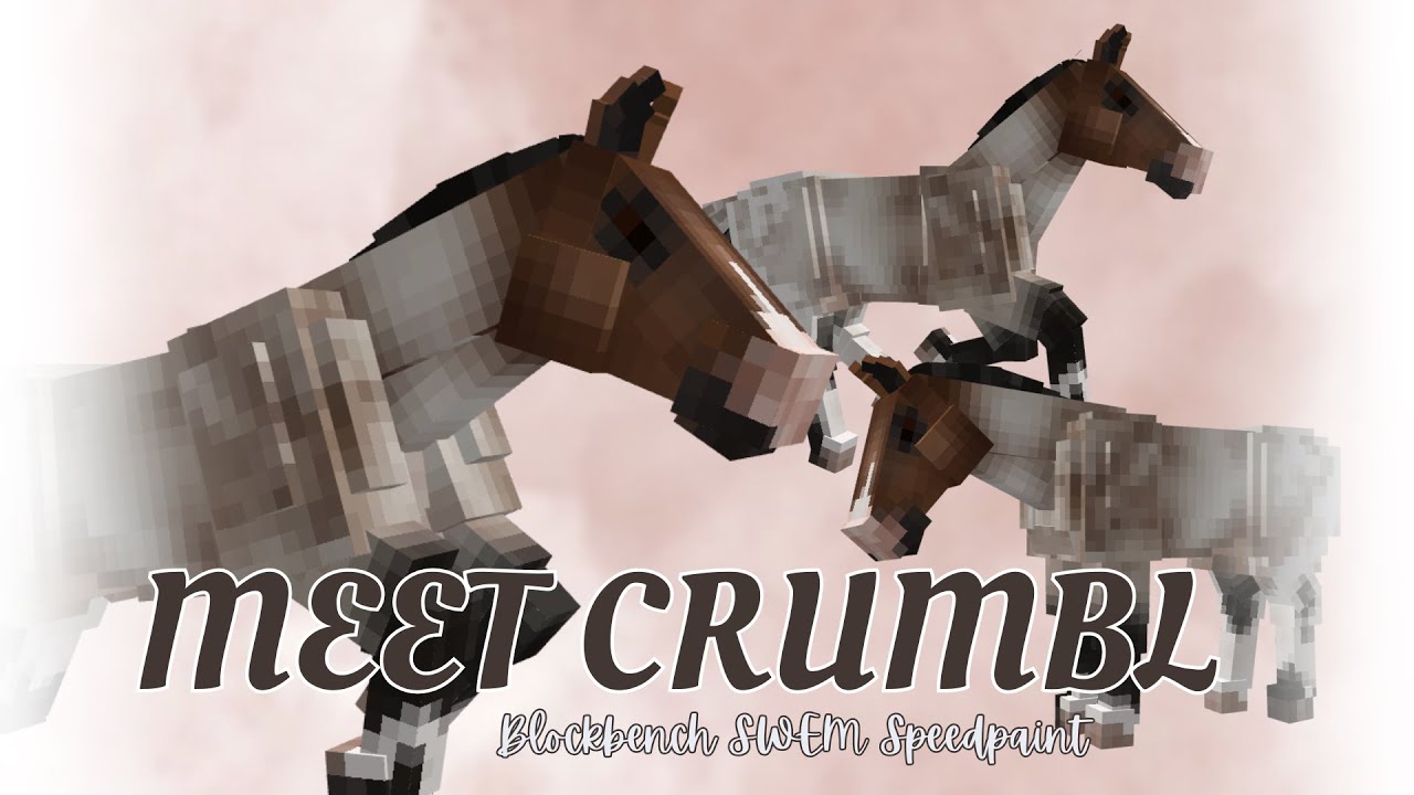 Meet Crumbl! | SWEM Blockbench Speedpaint