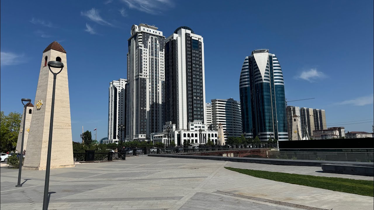 Grozny, Chechnya - Грозный - Walking Tour - Driving Tour