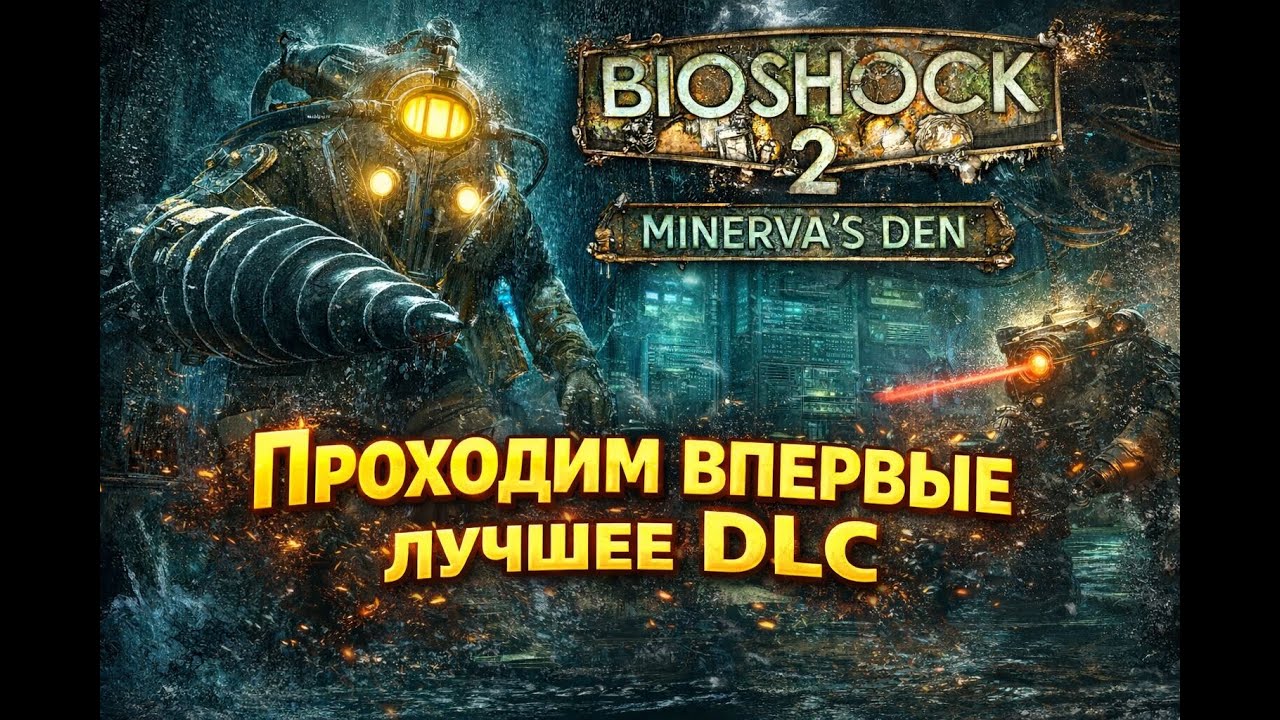 BioShock 2: Minerva’s Den — Проходим ВПЕРВЫЕ ЛУЧШЕЕ DLC | Стрим # 2